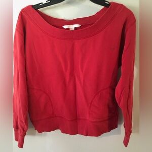 Red Crewneck Sweatshirt VS